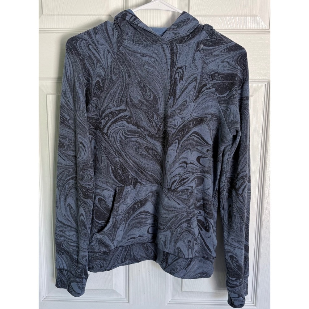 Athleta Girl Hoodie XL 14 Blue Marble In Your‎ Element 2.0 Pullover